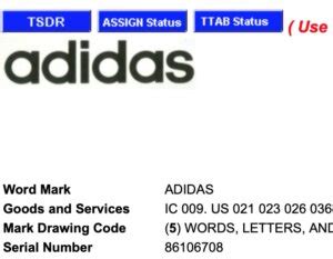 Adidas Logos: A Detailed List of US Trademarks