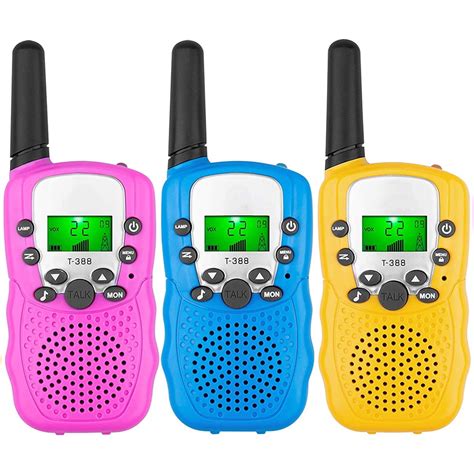 Juslike Walkie Talkies for Kids Walkie Talkies for Adults and Kids 3 Mile Range 2 Way Radio ...