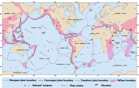 A Map of All Tectonic Plates and Their Boundaries