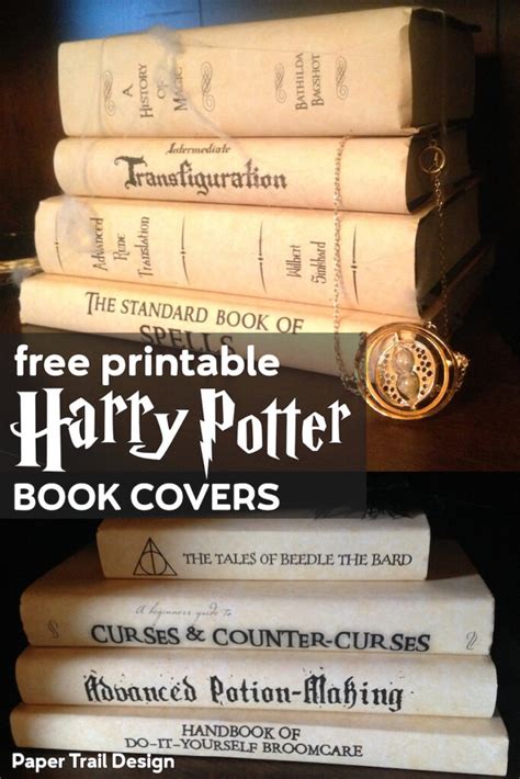 Harry Potter Book Covers Printable