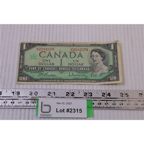 1967 Canadian Dollar Bill (Ser#8521789) - Bodnarus Auctioneering