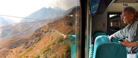 Crossing the Alborz Mountains on a Private Train - SURFIRAN