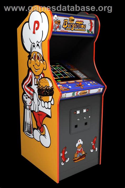 Burger Time - Arcade - Artwork - Cabinet