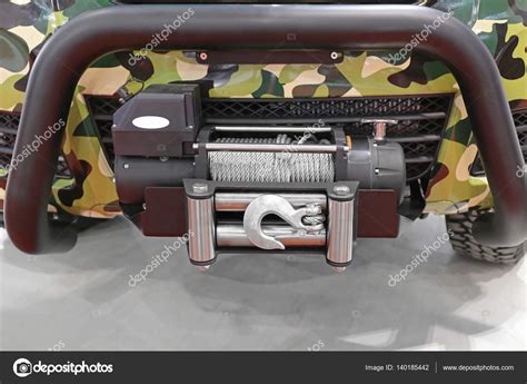 Electric Winch Off Road — Stock Photo © Baloncici #140185442