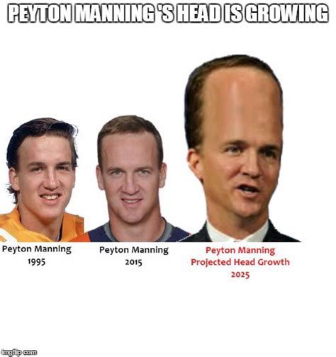 Peyton manning forehead Memes