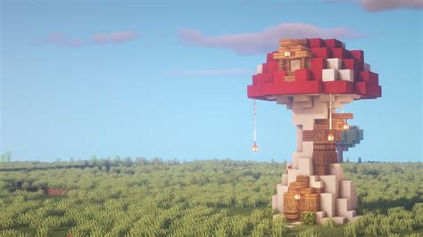 Minecraft Mushroom Buildings