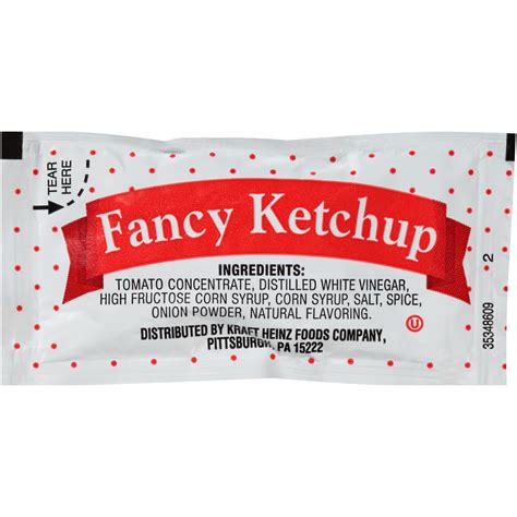 Fancy Ketchup Packet