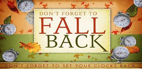 End of Daylight Savings Time | Daylight savings time, Daylight savings fall back, Fall back time ...