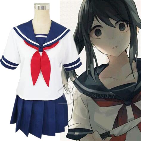 Yandere Simulator Ayano Aishi Yandere-Chan Cosplay Costume