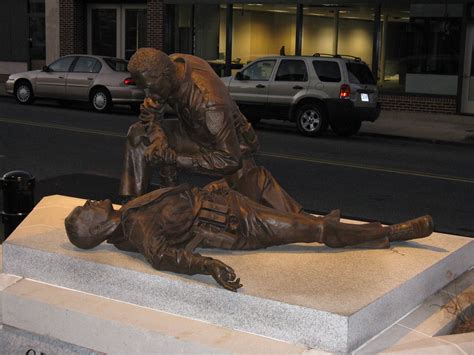 "Officer Down" | Sculpture in front of the Roanoke, Virginia… | Flickr