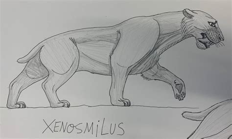 Xenosmilus qui marche by Manutroodon on DeviantArt