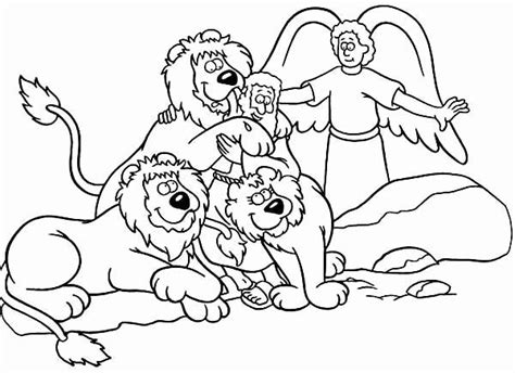 Daniel In the Lion's Den Coloring Page Lovely Daniel and the Lions Den Coloring Page | Sekolah ...