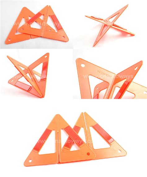 China Best Road Safety Triangles Red Reflective Safety Car Emergency ...