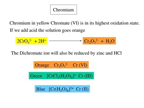 PPT - Variable oxidation states PowerPoint Presentation - ID:3450341