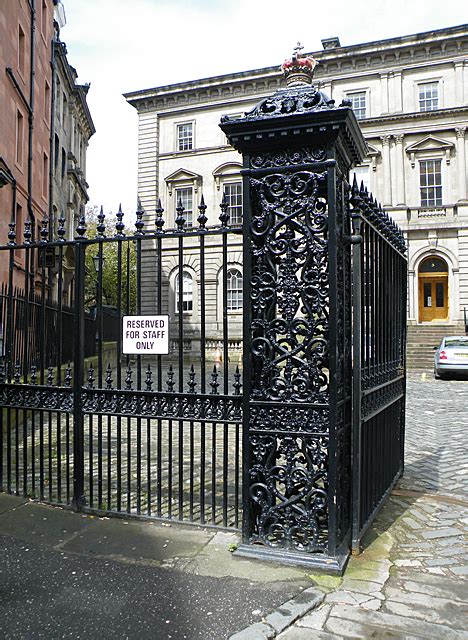 Wrought Iron Gatepost © Anne Burgess :: Geograph Britain and Ireland