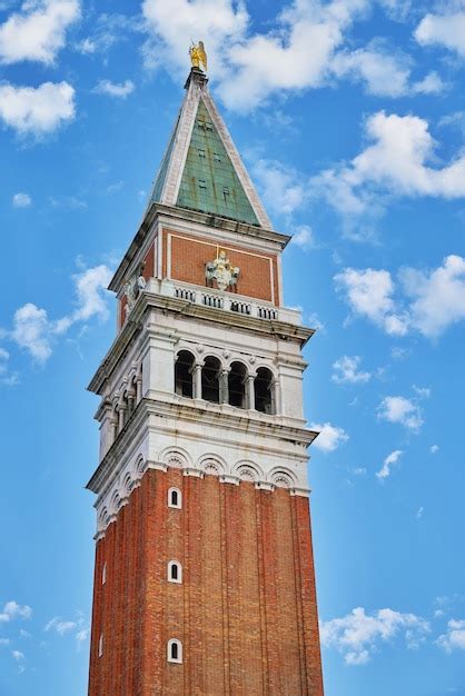 Premium Photo | Fragment of st mark's campanile (campanile di san marco ...