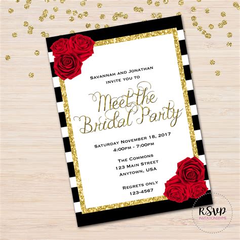 Meet The Bridal Party Template - Printable Word Searches