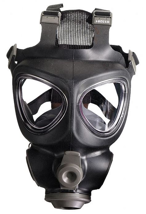 SCOTT SAFETY Gas Mask, M110 Series, M, Includes Nose Cup, Facepiece ...