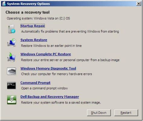 System Recovery Options: Guide for Windows Vista, 7, 8, 8.1 and 10