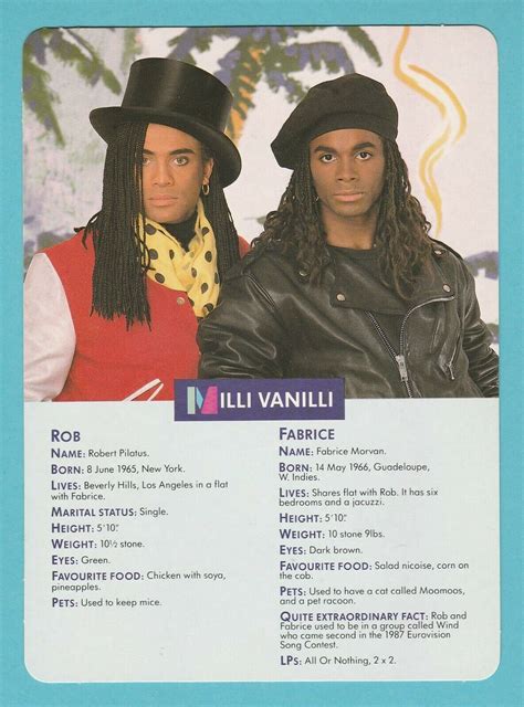 Pin em Milli Vanilli forever!