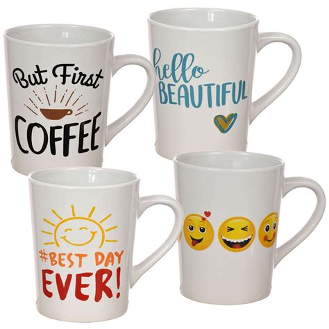 DollarTree.com | Novelty Ceramic Coffee Mugs, 14 oz. | Mugs, Coffee mugs, Beautiful coffee