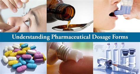 Understanding Pharmaceutical Dosage Forms - Pharmapproach.com