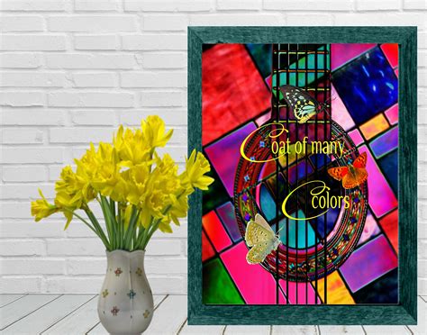 Coat of Many Colors Printable, Dolly Parton Wall Art, Country Music ...