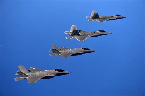 In First, Air Force Will Send Secure Data Between an F-22 and F-35 | Military.com