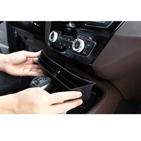 For BMW X1 F48 2016 2017 2018 Car Front Central Console Storage Box ...