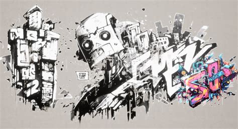 Cyberpunk Graffiti Decal in 2D Assets - UE Marketplace