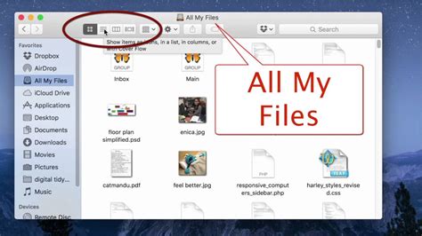 Mac Computer "All My Files" Demo - YouTube