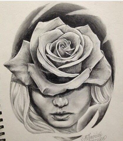 Chicano Arte Rose Drawing Tattoo, Roses Drawing, Skull Drawing, Tattoo Sketches, Tattoo Drawings ...