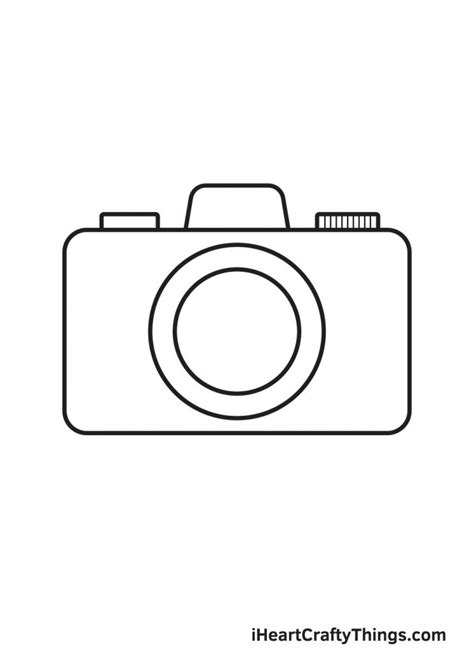 Camera Drawing - How To Draw A Camera Step By Step