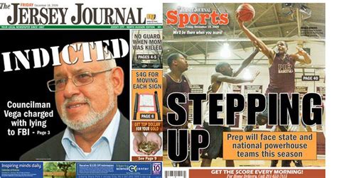 Jersey Journal front and back page news: Friday December 18 - nj.com