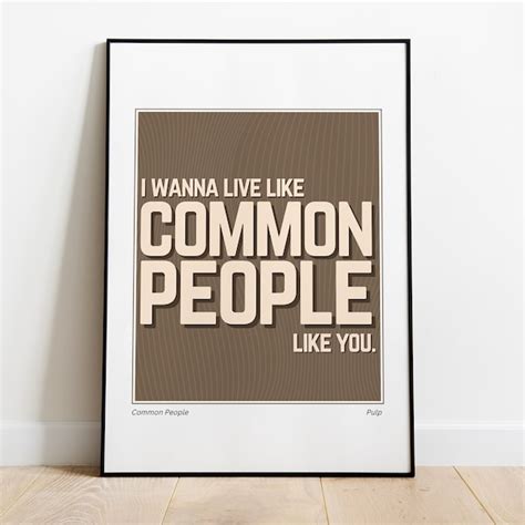 Common People - Etsy