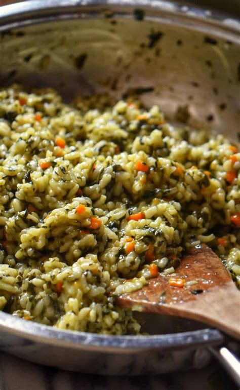 Spinach Risotto Recipe - She Loves Biscotti