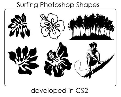 Surfing Themed Shapes by ecovers on DeviantArt
