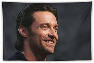 Amazon.com: DAISYDREAM Hugh Jackman Singer Poster Tapestry Prints Room Aesthetic Wall Art ...