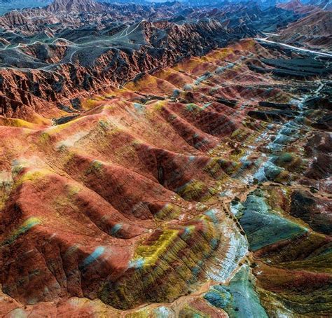 "Rainbow Mountains of China", Zhangye National Geopark, Gansu Province | Zhangye, Best vacation ...