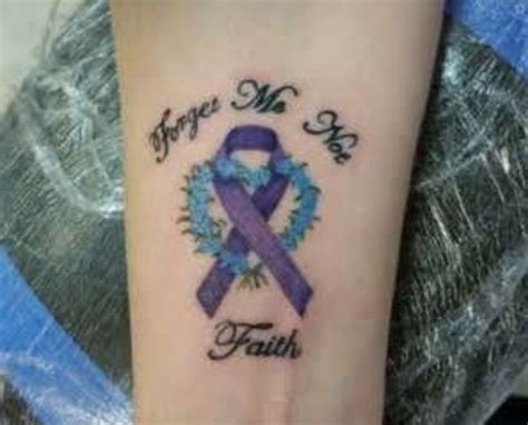 Alzheimer'S Dementia Symbol Tattoo - calorie