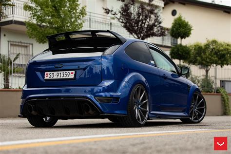 Ford Focus RS Mk2 Blue Vossen CVT Wheel | Wheel Front