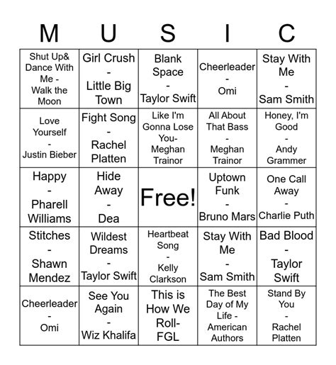 90's Music Bingo, 800 Cards Total, Top Hits of the 90's, Digital PDF ...