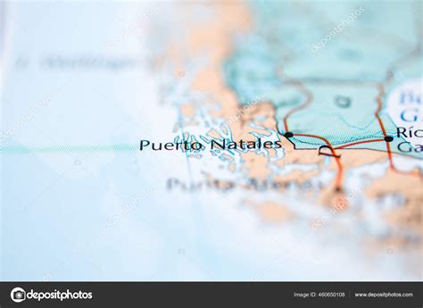 Puerto Natales Chile Map Stock Photo by ©aliceinwonderland2020 460650108