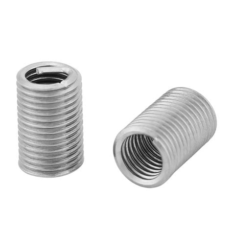 50pcs Stainless Steel M6 Thread Inserts Coiled Wire Helical Screw ...