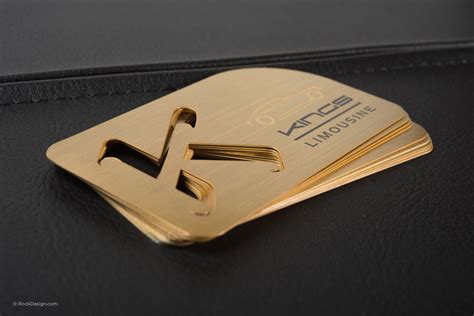 Gold Metal Business Cards