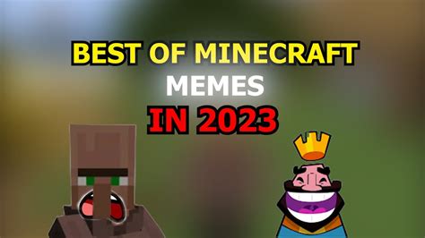 Best of minecraft memes 2023 - YouTube