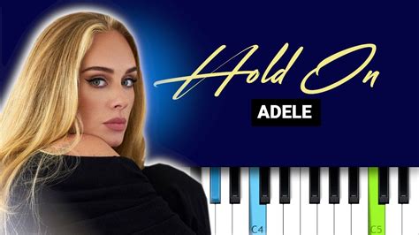 Adele - Hold On | Piano Tutorial - YouTube