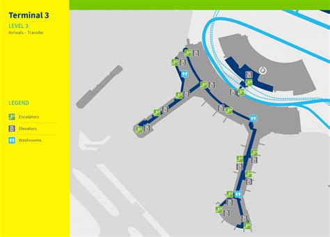 Terminal 3 Toronto Pearson Airport YYZ Gate Map