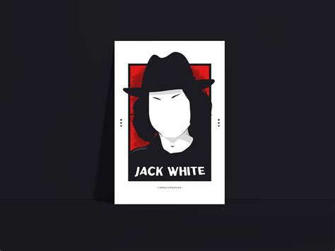 Jack White Poster by AGOURAM on Dribbble