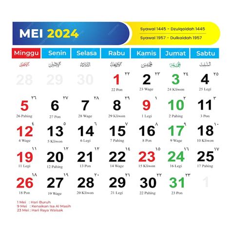 Vektor Kalender Mei 2024 Dengan Hari Libur Nasional Jawa Dan Hijriyah | Porn Sex Picture